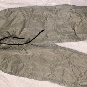 Olive Green Drawstring Pants